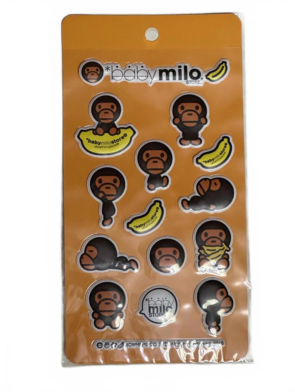 BAPE x Baby Milo Puff Stickers - A Bathing Ape -